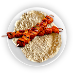 Chicken Kebab With Naan 