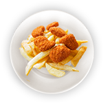 Kids 5 Pcs Chicken Nuggets With Chips 