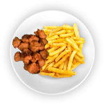 Kids 10 Pcs Chicken Popcorn With Chips 