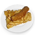 Jumbo Battered Sausage 