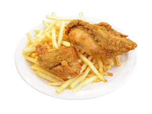 1 Pc Southern Fried Chicken With Chips 